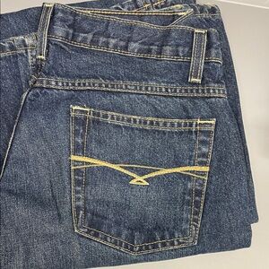 Cruel Girl Dark Blue Jeans with Gold Stitching